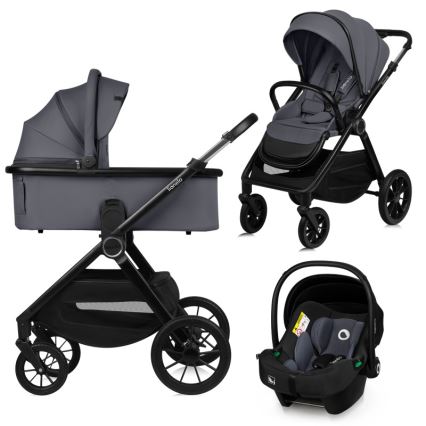 Lionelo - 3-in-1 combi-kinderwagen LAYLA Grey Stone