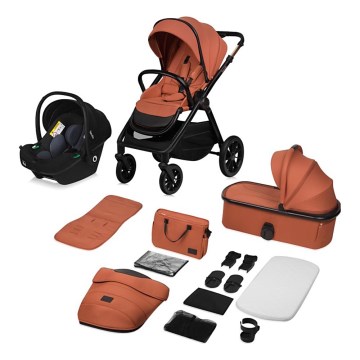 Lionelo - 3-in-1 combi-kinderwagen LAYLA Roestbruin