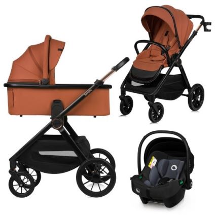 Lionelo - 3-in-1 combi-kinderwagen LAYLA Roestbruin