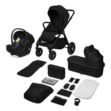 Lionelo - 3-in-1 combi-kinderwagen LAYLA Zwart Onyx