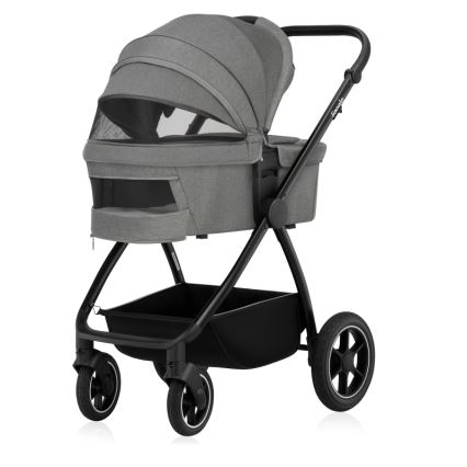 Lionelo - 3-in-1 combi-kinderwagen MERIL Grijs Stone