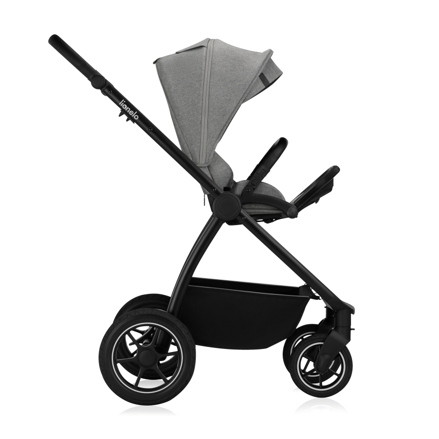 Lionelo - 3-in-1 combi-kinderwagen MERIL Grijs Stone