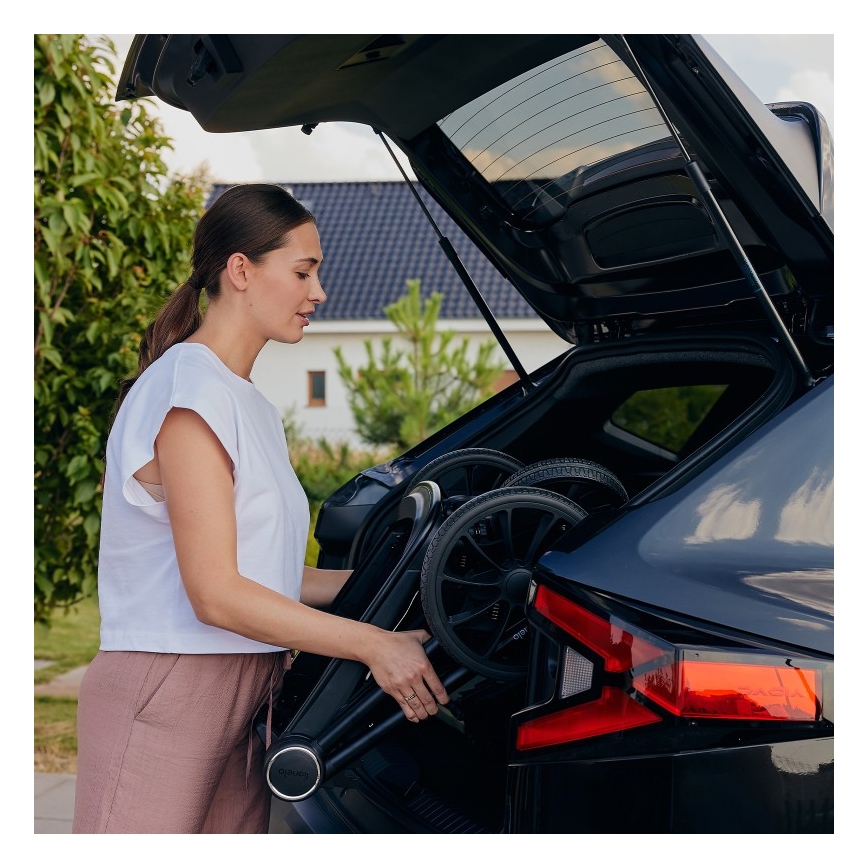 Lionelo - 3-in-1 combi-kinderwagen MIKA PLUS Brown Rust