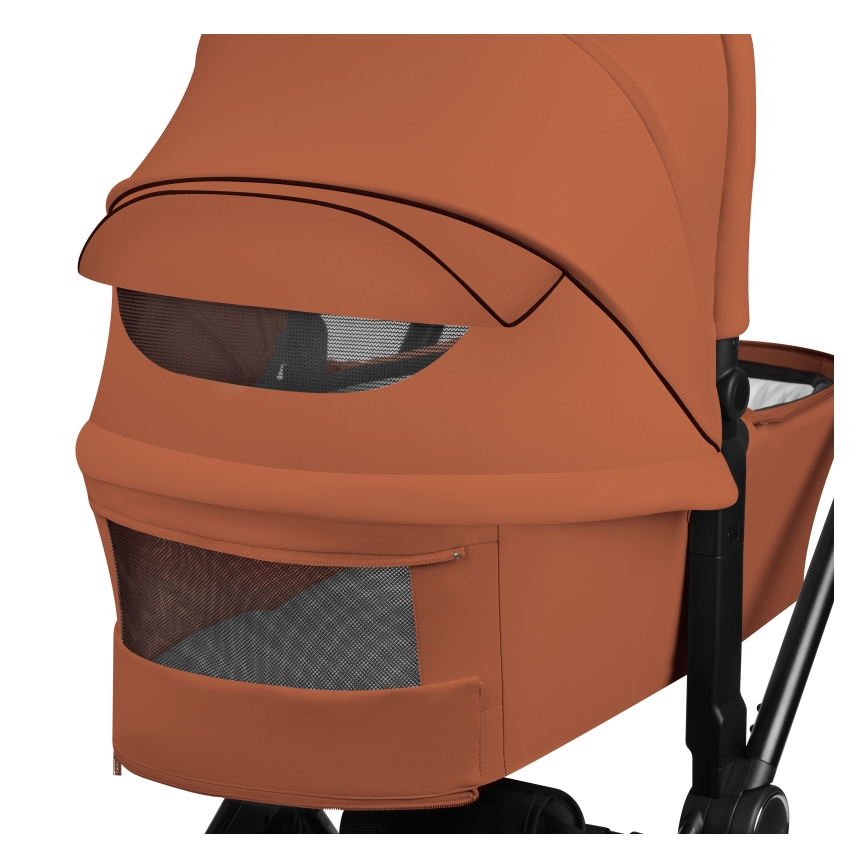 Lionelo - 3-in-1 combi-kinderwagen MIKA PLUS Brown Rust