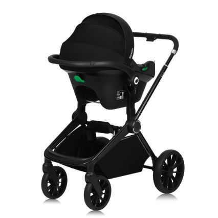 Lionelo - 3-in-1 combi-kinderwagen MIKA PLUS Zwart Onyx