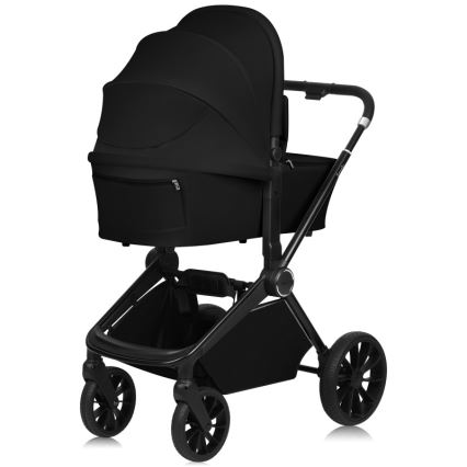 Lionelo - 3-in-1 combi-kinderwagen MIKA PLUS Zwart Onyx