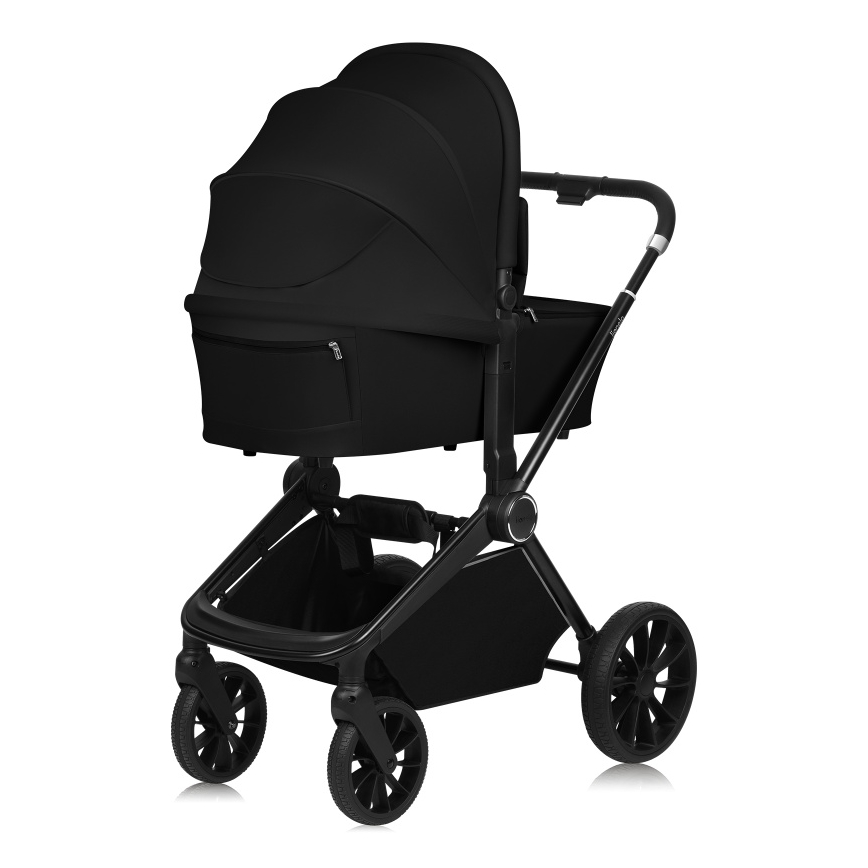 Lionelo - 3-in-1 combi-kinderwagen MIKA PLUS Zwart Onyx