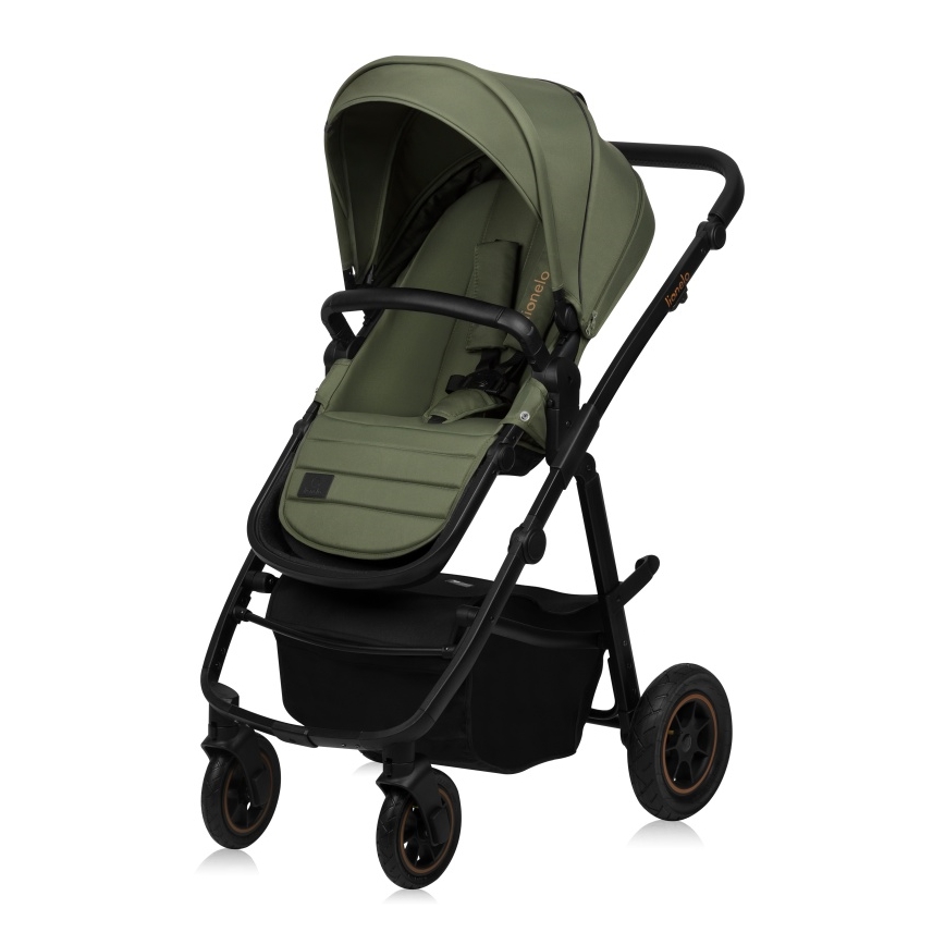 Lionelo - 3-in-1 combinatiekinderwagen AMBER PLUS Green Forest