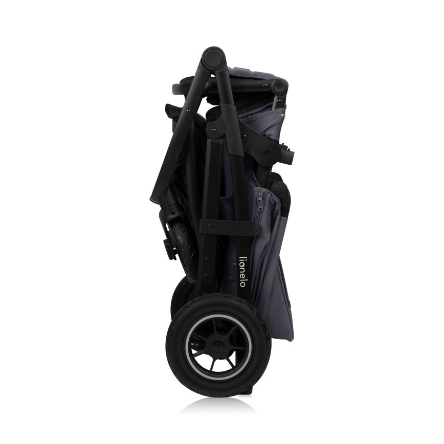 Lionelo - 3-in-1 combinatiekinderwagen AMBER PLUS Grijs Grafiet