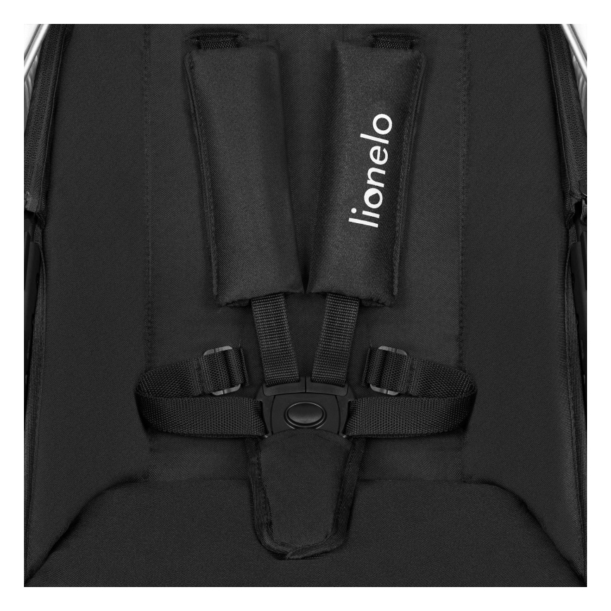 Lionelo - 3-in-1 combinatiekinderwagen AMBER Zwart/Zilver