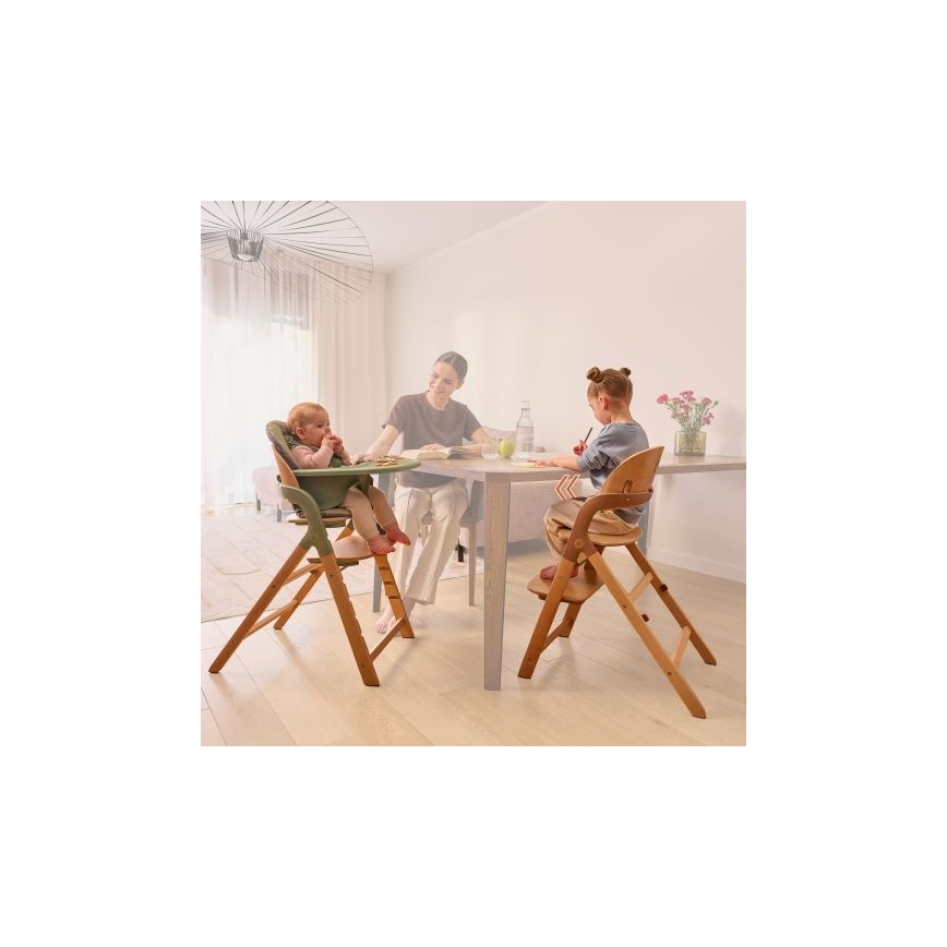 Lionelo - 3-in-1 kinder-eetstoel MEGAN Grijs hout