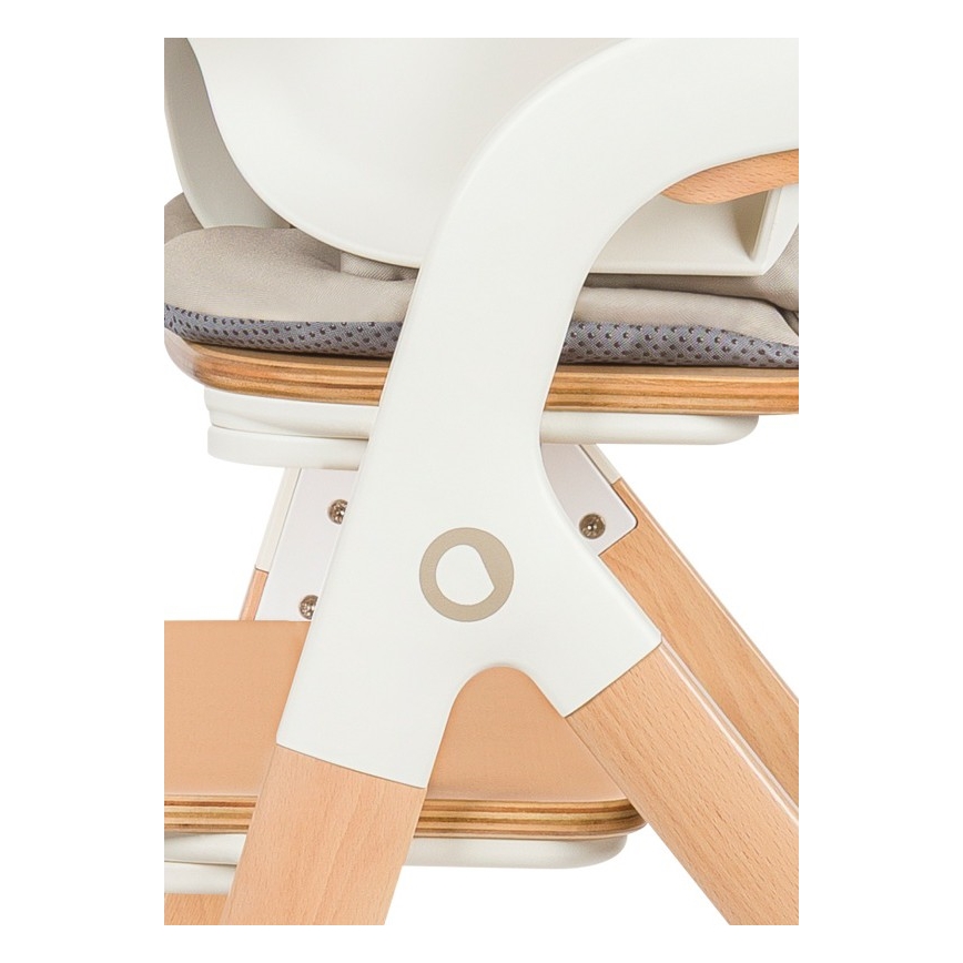 Lionelo - 3-in-1 kinderstoel MEGAN Wit Hout