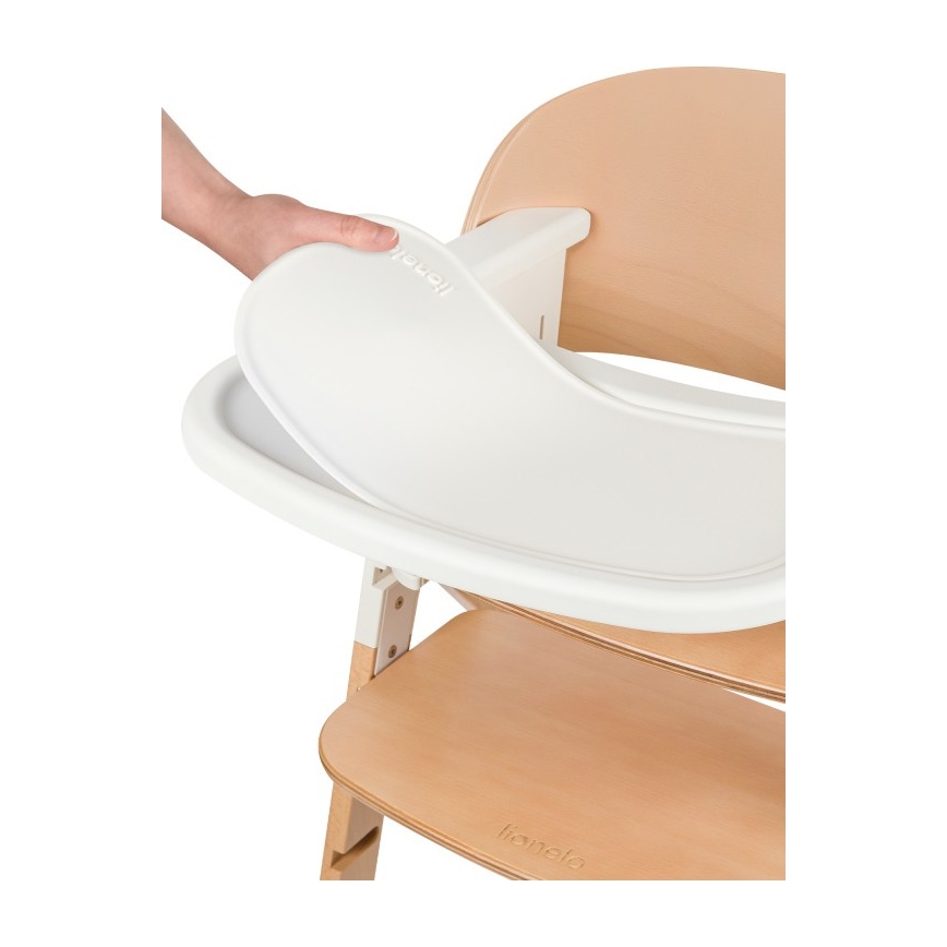 Lionelo - 3-in-1 kinderstoel MEGAN Wit Hout