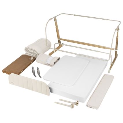 Lionelo - 5-in-1 babybedje THOMI PLUS Beige Sand