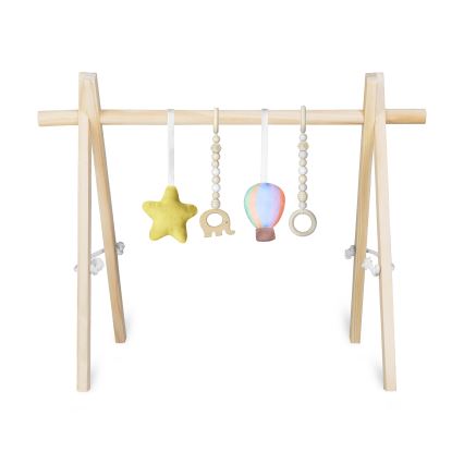 Lionelo - Arche d'éveil en bois pour enfant ANIS