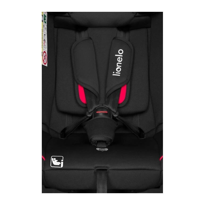 Lionelo - Autostoel AART i-Maat 40-150 cm zwart/rood