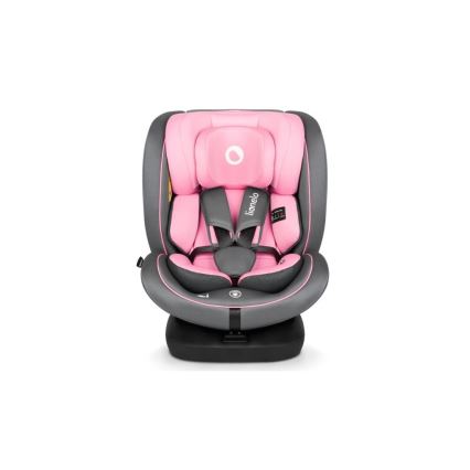 Lionelo - Autostoel BASTIAAN i-Maat 40-150 cm grijs/roze