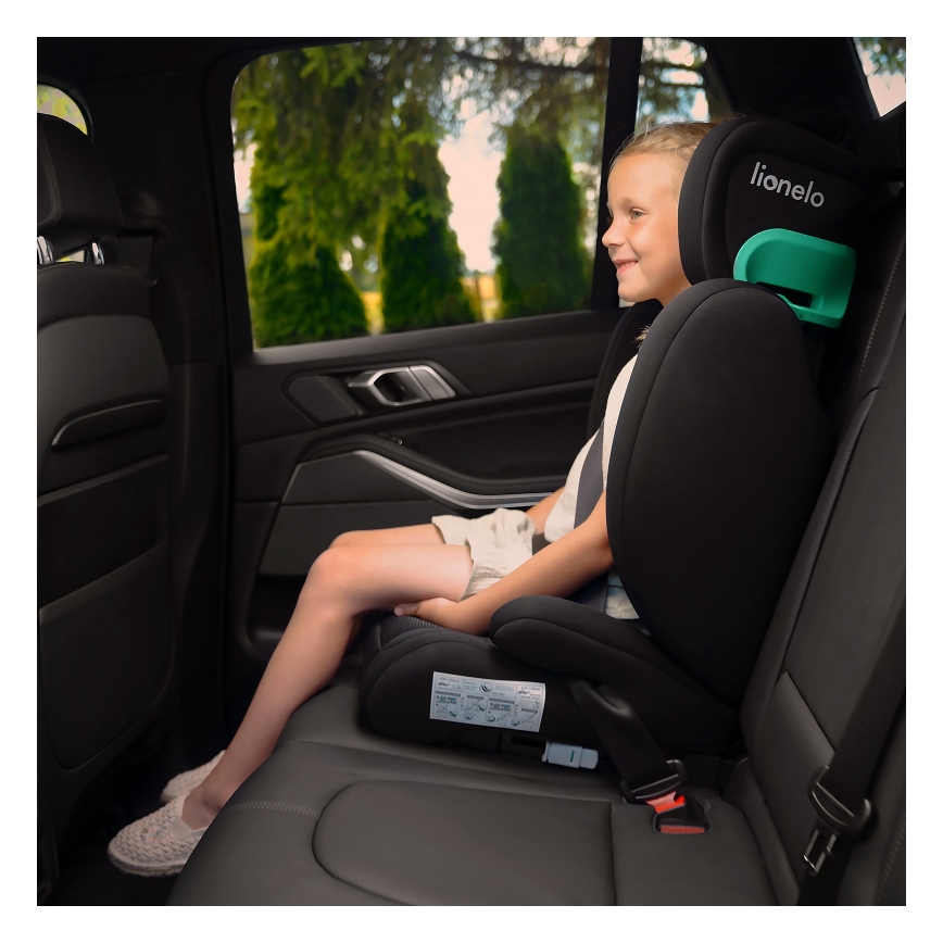 Lionelo - Autostoel HUGO i-Size 100-150 cm zwart/grijs