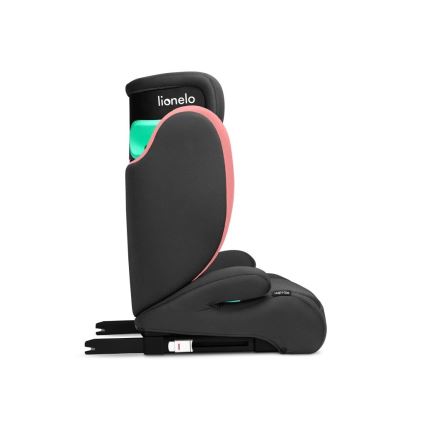 Lionelo - Autostoel HUGO i-Size 100-150 cm zwart/roze