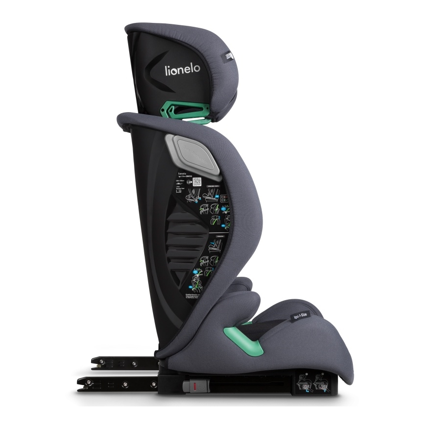 Lionelo - Autostoel IGO i-Size 100-150 cm Grijs Grafiet