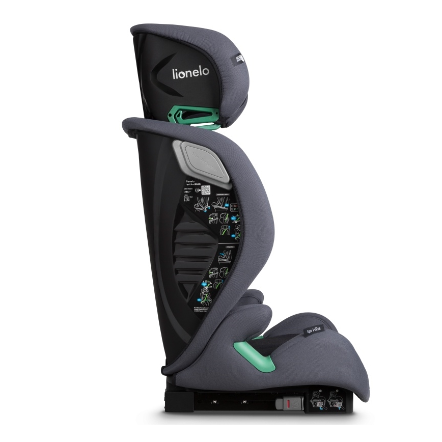 Lionelo - Autostoel IGO i-Size 100-150 cm Grijs Grafiet