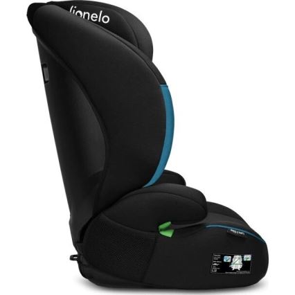 Lionelo - Autostoel LARS i-Maat 100-150 cm zwart/blauw