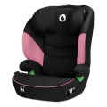 Lionelo - Autostoel LARS i-Size 100-150 cm zwart/roze