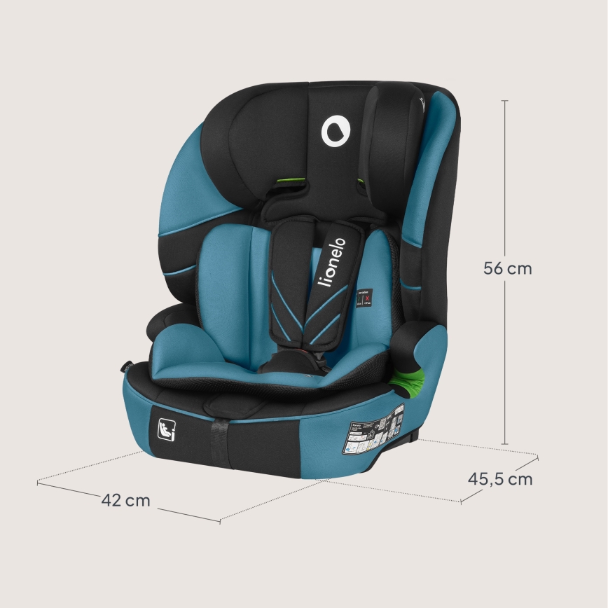Lionelo - Autostoel LEVI FIX i-Size 76-150 cm Cobaltblauw