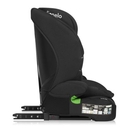 Lionelo - Autostoel LEVI FIX i-Size 76-150 cm Zwart carbon