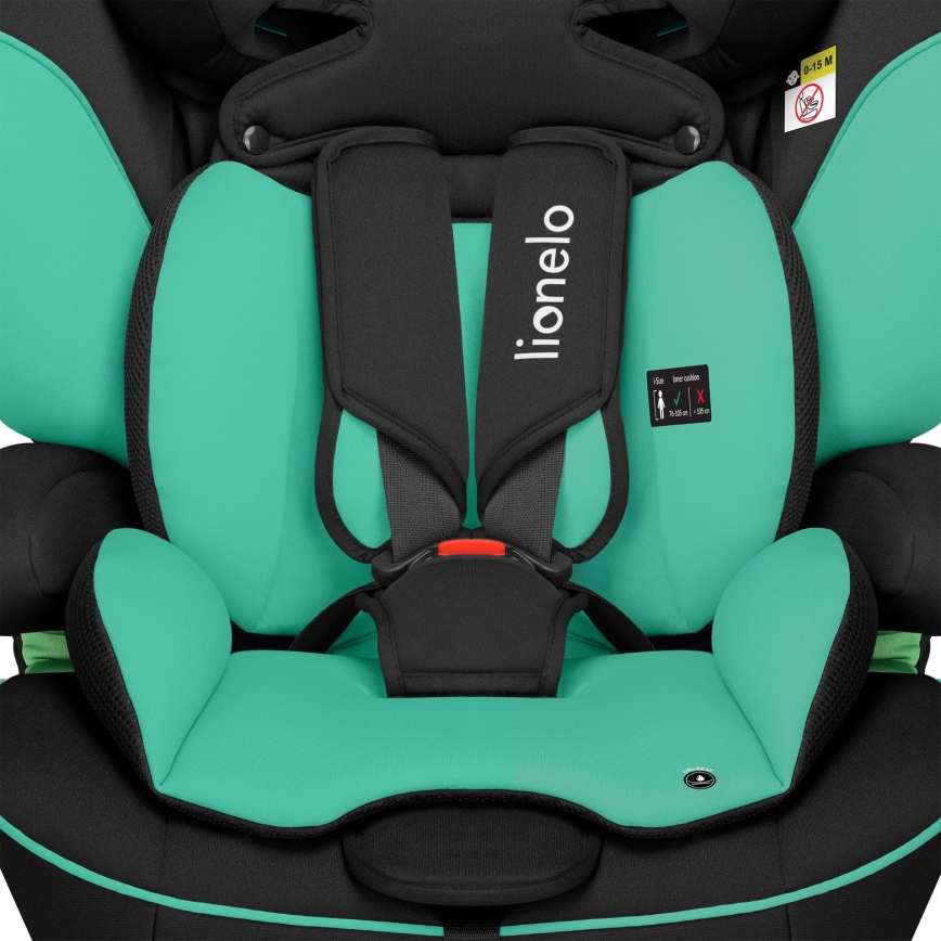 Lionelo - Autostoel LEVI i-Size 76-150 cm Smaragdgroen