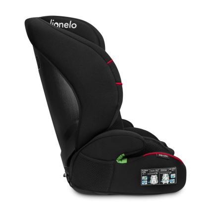 Lionelo - Autostoel LEVI i-Size 76-150 cm Sportief Zwart
