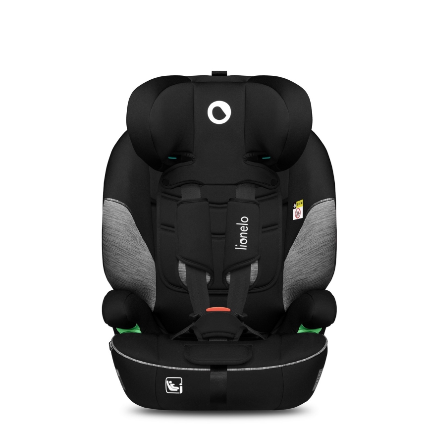 Lionelo - Autostoel LEVI i-Size 76-150 cm Zwart/Grijs