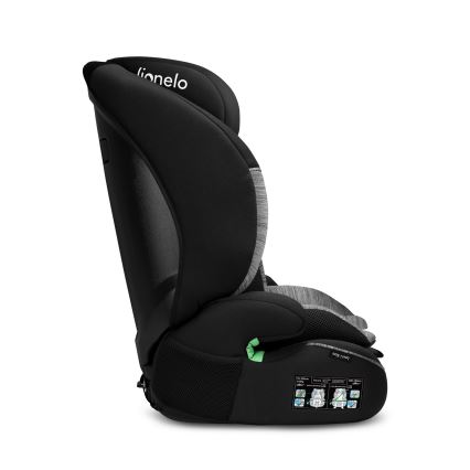 Lionelo - Autostoel LEVI i-Size 76-150 cm Zwart/Grijs