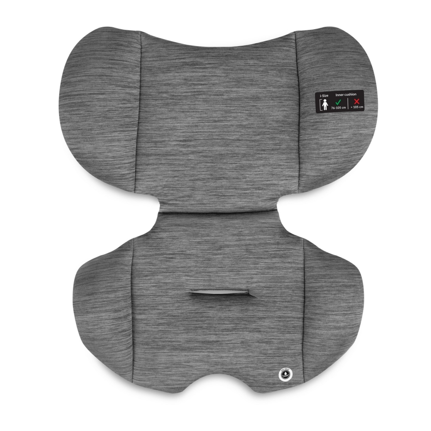 Lionelo - Autostoel LEVI i-Size 76-150 cm Zwart/Grijs