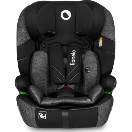 Lionelo - Autostoel LEVI ONE i-Maat 76-150 cm zwart/grijs