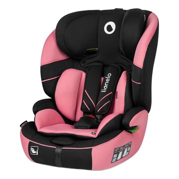 Lionelo - Autostoel LEVI ONE i-Maat 76-150 cm zwart/roze