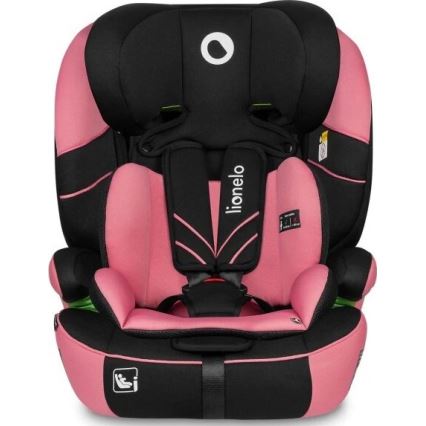 Lionelo - Autostoel LEVI ONE i-Maat 76-150 cm zwart/roze