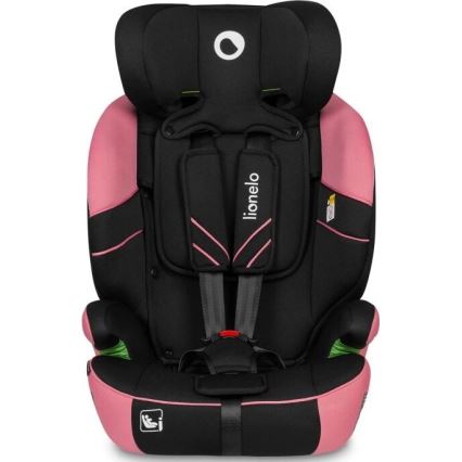 Lionelo - Autostoel LEVI ONE i-Maat 76-150 cm zwart/roze