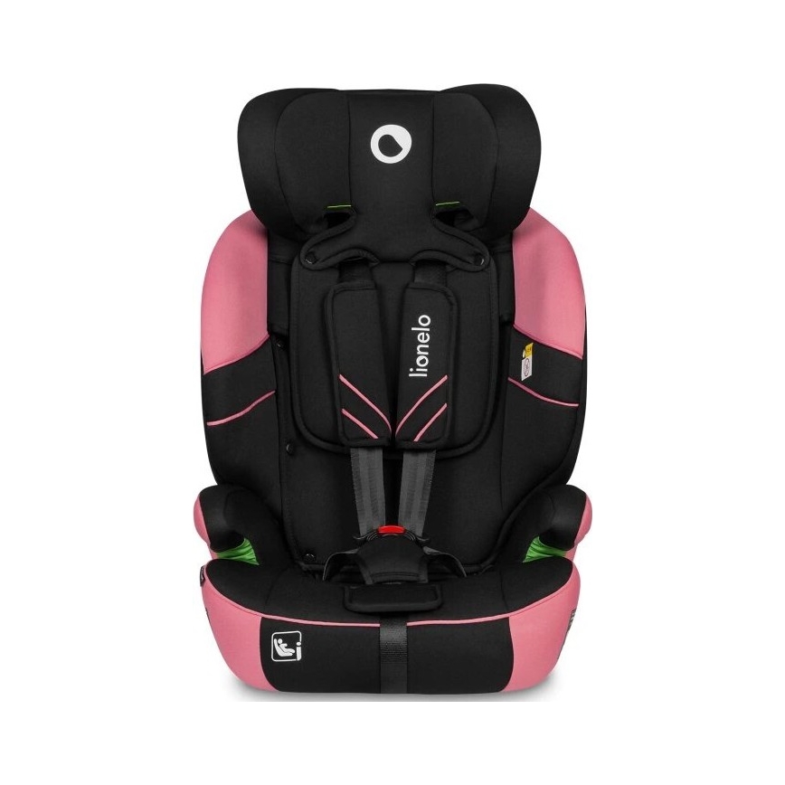 Lionelo - Autostoel LEVI ONE i-Maat 76-150 cm zwart/roze