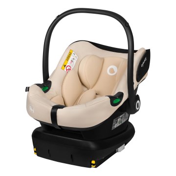 Lionelo - Autostoel met basis ASTRID SET i-Size 40-87 cm Beige zand
