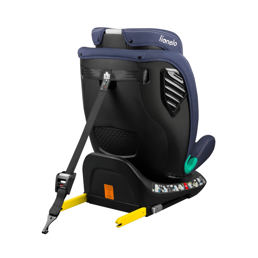 Lionelo - Autostoel met draaibare basis BASTIAAN ONE i-Size 40-150 cm Navyblauw