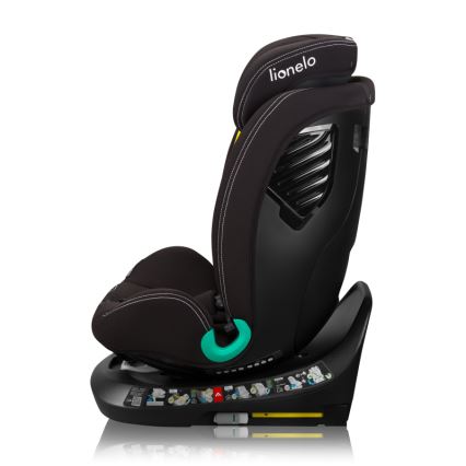 Lionelo - Autostoel met draaibare basis BASTIAAN ONE i-Size 40-150 cm Zwart Carbon