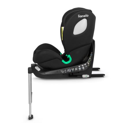 Lionelo - Autostoel met draaibare basis BRAAM i-Size 40-150 cm Zwart Carbon