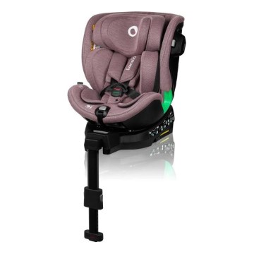 Lionelo - Autostoel met draaibare basis HARMONY i-Size 40-150 cm roze