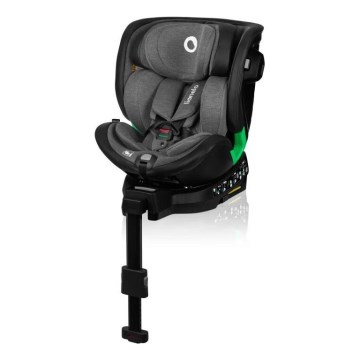 Lionelo - Autostoel met draaibare basis HARMONY i-Size 40-150 cm zwart/grijs