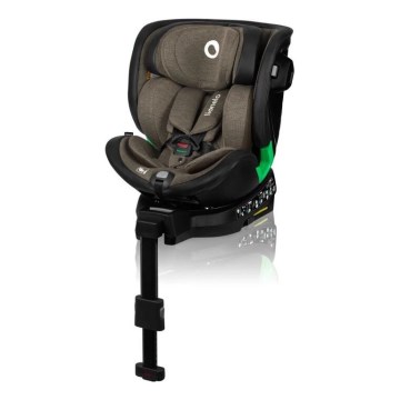 Lionelo - Autostoel met draaibare basis HARMONY i-Size 40-150 cm zwart/olijfgroen