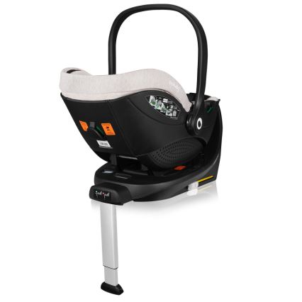 Lionelo - Autostoel met draaibare basis MOXIE SET i-Size 40-87 cm Beige Sand