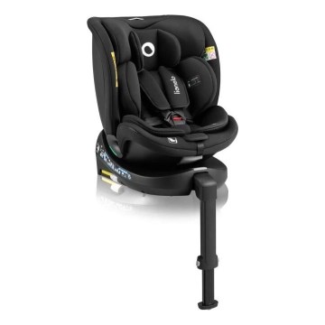 Lionelo - Autostoel met draaibare basis NAVY i-Size 40-150 cm zwart