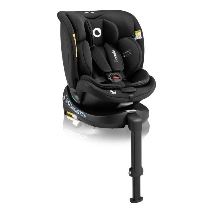 Lionelo - Autostoel met draaibare basis NAVY i-Size 40-150 cm zwart