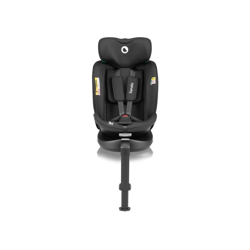 Lionelo - Autostoel met draaibare basis NAVY i-Size 40-150 cm zwart